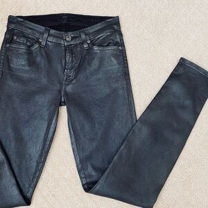 7 For All Mankind - Coated Jeans Black